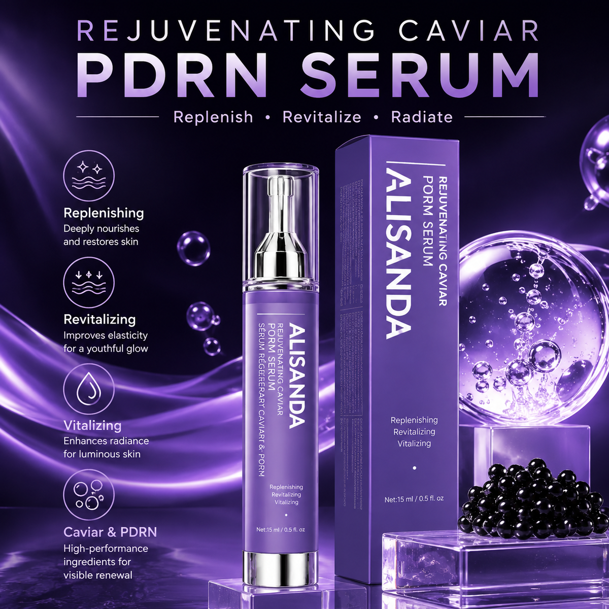 ALISANDA® Rejuvenating Caviar PDRN Serum