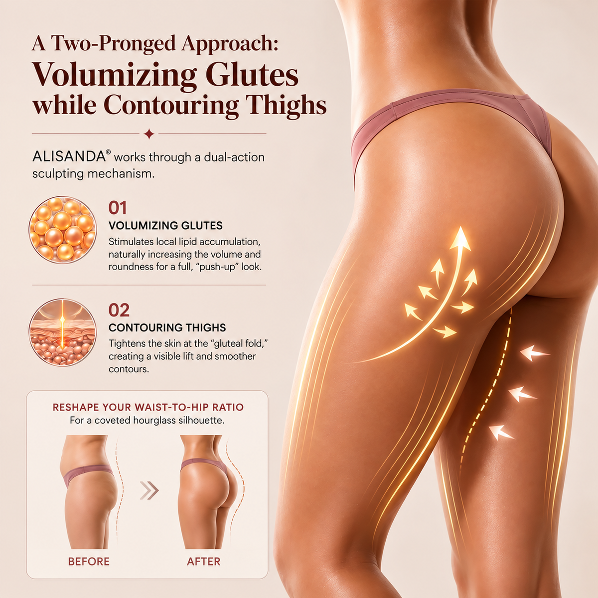 ALISANDA®  CurveSculpt Micro-Patch ✦ Sculpt • Firm • Smooth Lower Body Curves ✦ Micro-Needle Infusion System