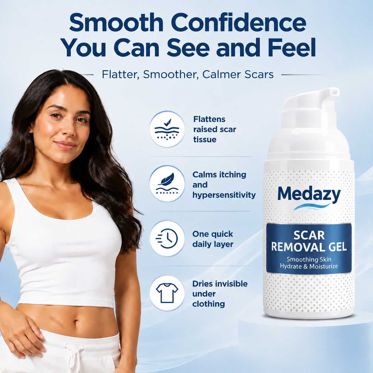 Flatter, Smoother, Calmer Scars in as Little as 3 Days