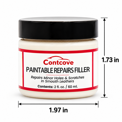 Contcove Leather Repair Filler Cream for Scratches & Minor Holes