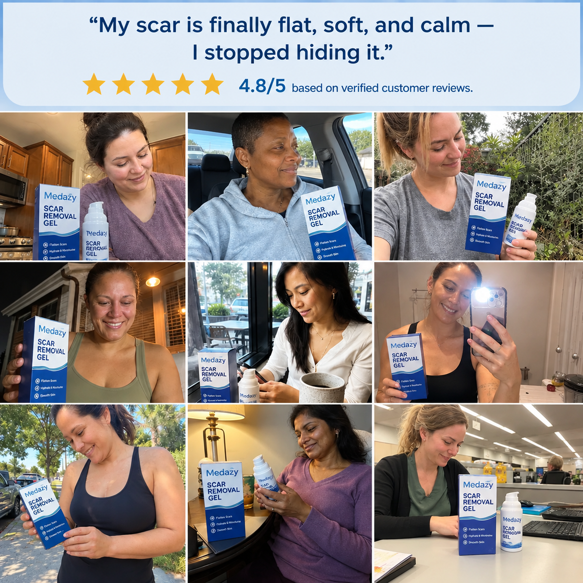 Flatter, Smoother, Calmer Scars in as Little as 3 Days