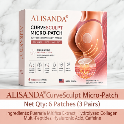 ALISANDA®  CurveSculpt Micro-Patch ✦ Sculpt • Firm • Smooth Lower Body Curves ✦ Micro-Needle Infusion System