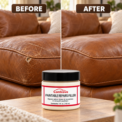 Contcove Leather Repair Filler Cream for Scratches & Minor Holes