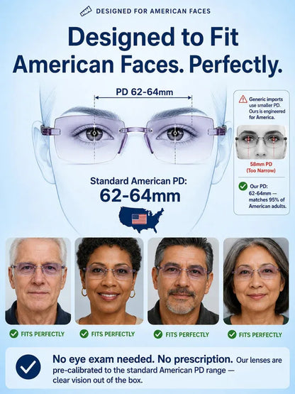 🔥Last Day BUY 2 GET 1 FREE🔥 Smart Zoom Diamond-Cut Reading Glasses