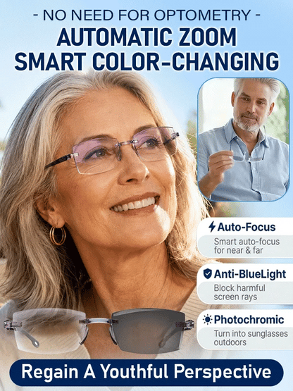 🔥Last Day BUY 2 GET 1 FREE🔥 Smart Zoom Diamond-Cut Reading Glasses